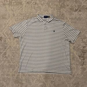 Polo by Ralph Lauren Gray Striped Men's Shirt
